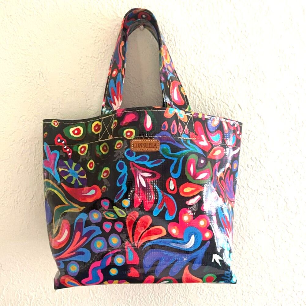 Consuela Grab N Go Mini Bag-Sophie-Small Colorful Handbag Tote- 11x9 Excellent!
